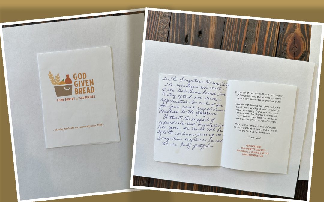 Sharing Food With Our Community Since 1988: Kiwanis Stands Behind God Given Bread